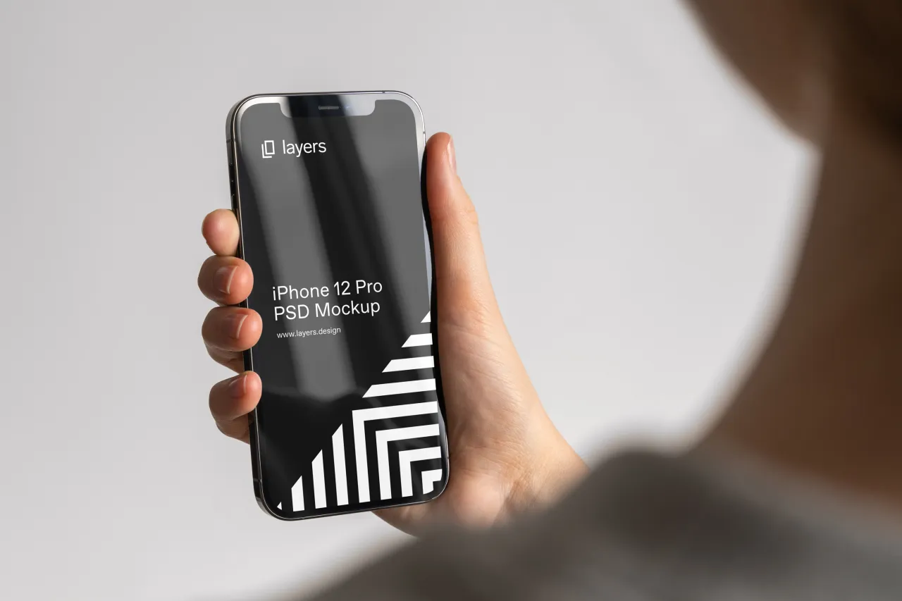 iPhone 12 Pro 01 Mockup, created by Layers
