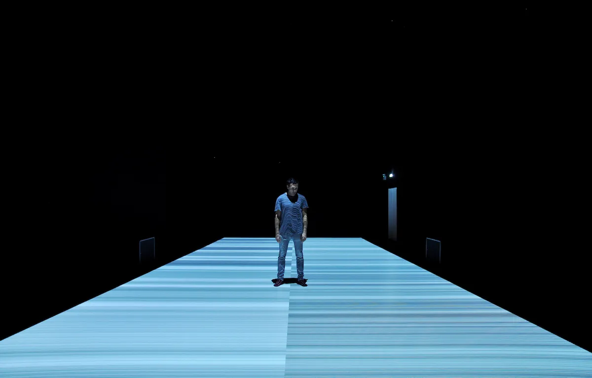 Ryoji Ikeda, Test Pattern [No.12] Store X The VInyl Factory Commission. Photo. Rosella Degori