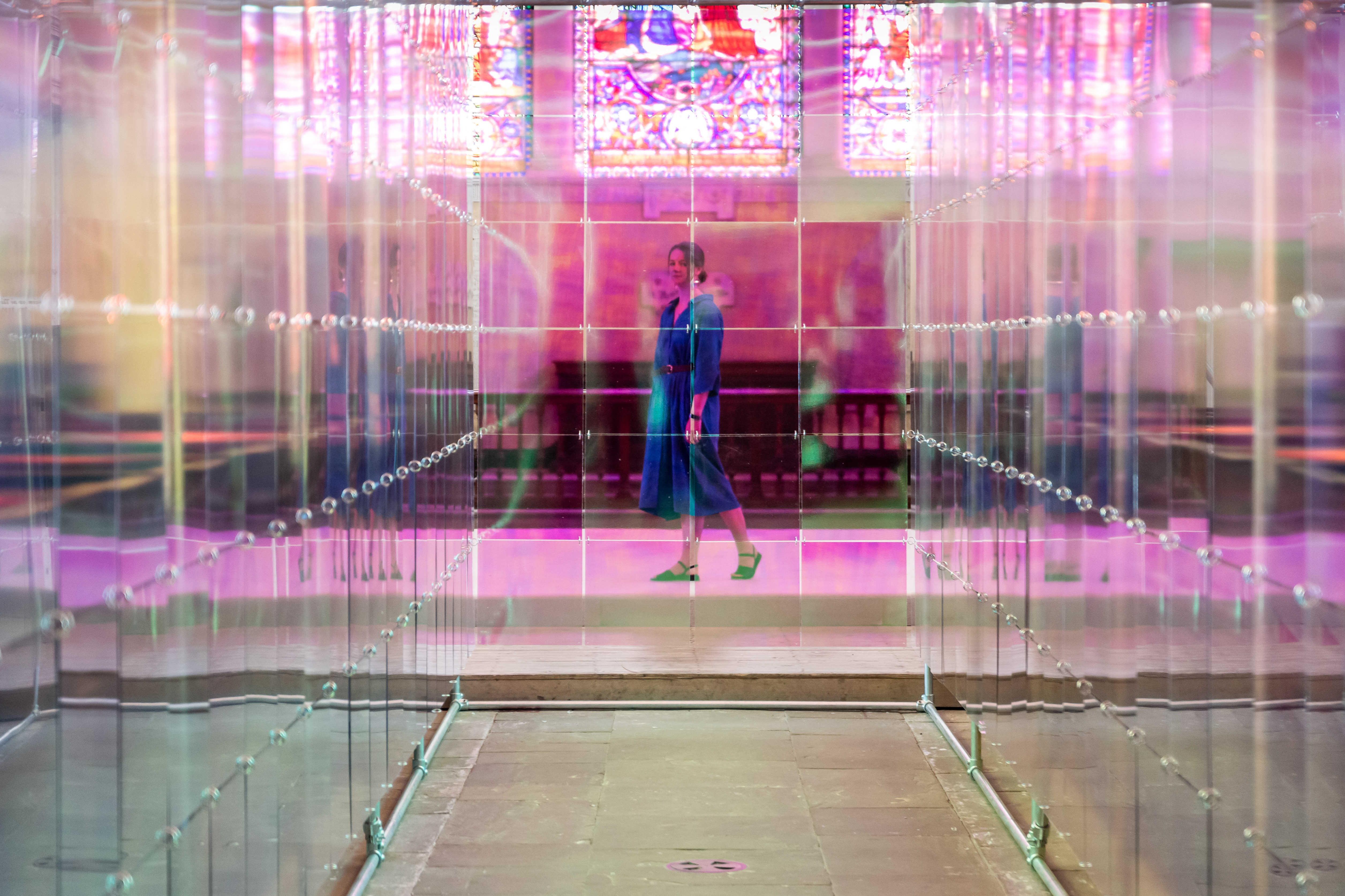 Liz West, Presence – Macclesfield, Christ Church – Barnaby Festival 2021. Photography by Travelling Simon