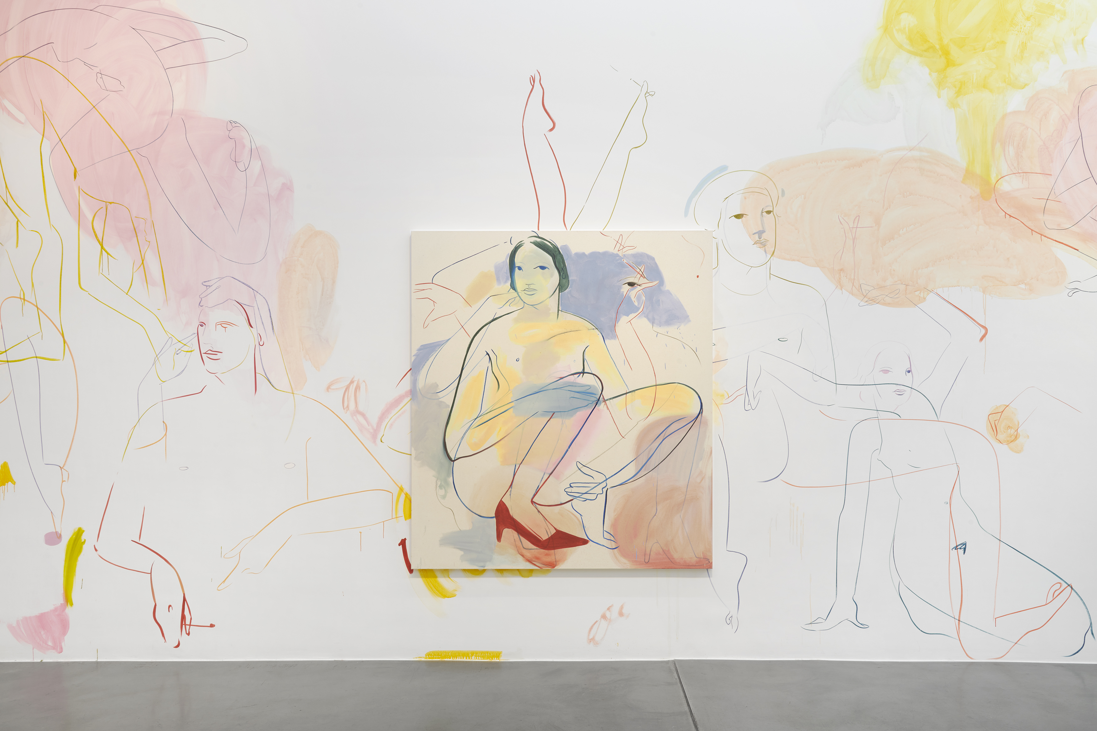 2020 France-Lise McGurn, Percussia, Simon Lee Gallery, London, Installation view Courtesy the artist and Simon Lee Gallery. © France-Lise McGurn